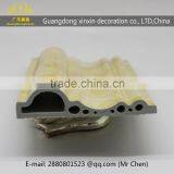 2016 High Quality Good Price Building Decoration Waterproof Pvc Foam Crown Molding thumbnail-3