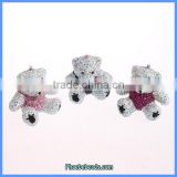Wholesale Bear Pendant Designs For Women Fit To Make Necklace Or Keychain CPP-015