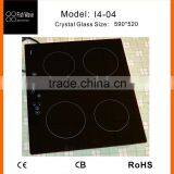 Best Price Foshan Metal Cover 4 Burner Induction Cooker in Small Kitchen Appliance