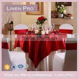 LinenPro Cocktail Table Cloth With Fringe, Beer Pong Table Cloth thumbnail-5