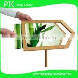 Bamboo Arrow Sign Stand thumbnail-1