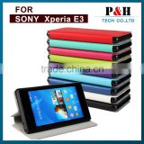 Best quality best sell flip cover mobile phone case for sony xperia e3