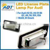 2x for Audi LED License Plate Light A3 S3 A4 B6 B7 A6 S6 Q7