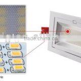 Dimmable Samsung 5630 SMD 28W 38W 48W LED Recessed Ceiling Light for Commercial Indoor Lighting
