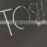 China Factory Small Metal English Acrylic 3d Logo Design Letter thumbnail-5