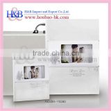 12*8 Inches White Painting Recordable Photo Book For Wedding