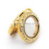 316l Stainless Steel Lockets Open Locket Jewelry Pendant Magnetic Gold Locket thumbnail-2