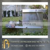 Made in china customized sheet metal chicken automatic aluminum feeder, aluminum metal steel chicken feeder