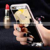 Mirror Luury Diamond Rhinestone TPU Case for IPhone 5 6 6s Plus Soft Silicone Thin Protective Back Cover for Samsung Galaxy S6 thumbnail-5