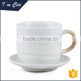 Handmade ceramic tea and coffee mug with lid CC-C037