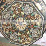 Black Marble Inlay Table Tops