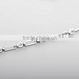 925 Sterling Silver Latest Design Beads Necklace Jewelry SNP027W thumbnail-5