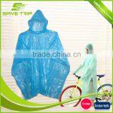 Promotional Disposable Emergency PE Disposable Plastic Rain Coat Poncho in Ball thumbnail-3
