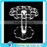 High Transparent Unique Tall Acrylic Table Desk Countertop Cake Display Stand Rack Holder Wholesale With Base thumbnail-1