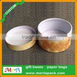 Crystal Christmas Ornament Round Cylinder Cardboard Box Xmas Tree Lights Collectibles Box thumbnail-3