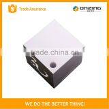 Non Sticky Woodfree Paper Logo Printing Cube Notepad Pen Holder thumbnail-3