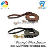 Amazon Hot Selling Genuine Leather Leash for Training and Walking Dog