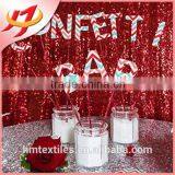 Sparkly Glamorous Silver Sequin Backdrop Background For Wedding/Birthday Evening Party Decoration thumbnail-1