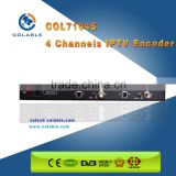 SDI to ip streaming online encoder and hd-sdi h.264 encoder for iptv system COL7104S