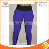 Tight Sport Fitness Yoga Black Purple Pants Large thumbnail-1