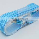 Metal Nylon Woven USB Cable With Blister for I6 Phone Cable OD 3.5mm thumbnail-6