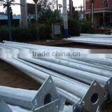 galvanized powder coated tapered power pole