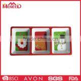 Christmas Hot Sell 3 Sections Melamine Devided Cookie Trays thumbnail-1
