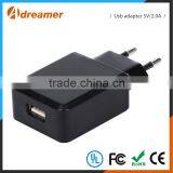 2016 Travel Accessories Wholesale Mini 5V 2.0A ul Usb Wall Charger thumbnail-2