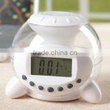 Office&school Promotional Item Gift 7 Color Light Alarm Clock With Nature Sound
