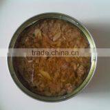 Canned bonito tuna shredded in sunflower oil 185g