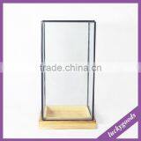 LGJ040 Wedding Party Decoration Glass Candle Holder With Lid thumbnail-6