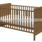 European Style Classic Pine Wood Baby Cot Bed Toddler Bed thumbnail-2