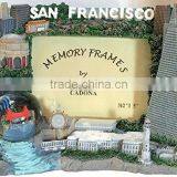 Polyresin/Resin San Francisco Picture Frame With Snow Globe thumbnail-3