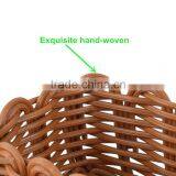 Home or Restaurant Tableware Using Eco-friendly Plastic Rattan Bread Basket Kitchen Cutlery Tray Basket thumbnail-6