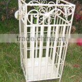 White Metal Indoor Umbrella Holder thumbnail-1