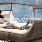 2017 Sigma Spring Arrival All Weather Unique Rattan Big Round Sofa Bed thumbnail-1