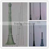 Galvanized Pole Anchor Street Light Pole Yard Lamp Post thumbnail-5