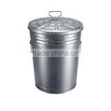 GALVANISED STORAGE TRASH BIN