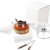 Mail order Ceramic Fondue Sets, Valentine-Day Fondue with Candle and forks