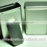 5 PCs of 50cc. EMPTY MINI PLAIN TEA METAL TIN BOX STORAGE NEW thumbnail-5
