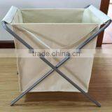 X Frame Folding Laundry Basket thumbnail-2