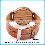 Stylish Custom Logo Women Japan Movement Wood Watch Face thumbnail-4