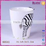3d Ceramic Hippopotamus Shape Animal Mug thumbnail-4