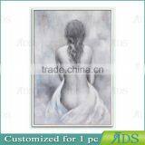 Modern Nude Woman Body Art Oil Painting thumbnail-2