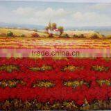 Poppy Field Oil Painting on Canvas thumbnail-1