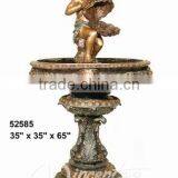 Outdoor Decor Bronze Children Water Fountain for Sale thumbnail-3