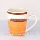 Hand Painted Full Flower Ceramic Mug, Ceramic Coffee Mug, Ceramic Tea Mug thumbnail-1