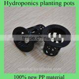 30mm Diameter 45mm Hydroponic Grow Systems Black PP Net Planting Pots thumbnail-1