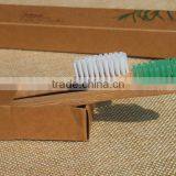 Cheap Environmental Bamboo Wholesale Disposable Hotel Toothbrush for Teeth Whitening thumbnail-6