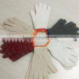 DDSAFETY 2017 13 Gauge 3 Threads Long Cuff Natural Cotton String Knitted Safety Gloves thumbnail-6